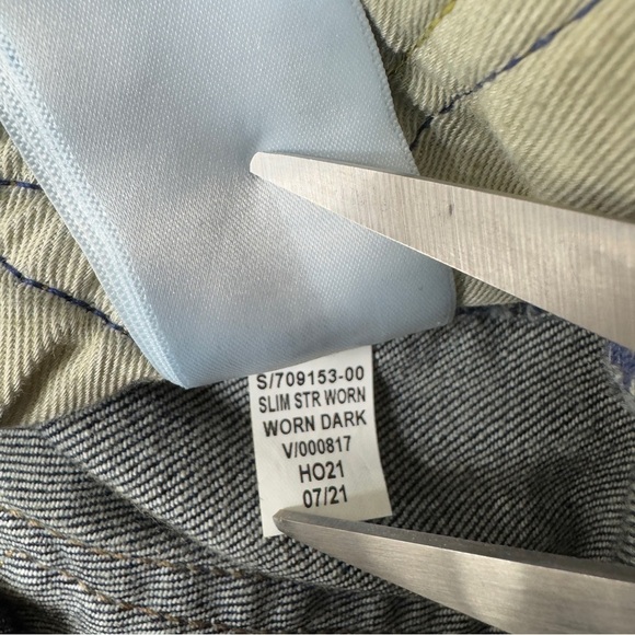 {GAP} "Slim Gapflex" 32x30 Straight Leg Stretch Denim Jeans - Picture 6 of 7
